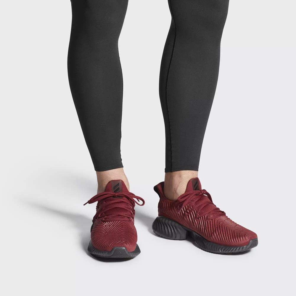 Adidas Alphabounce Instinct Tenis Para Correr Rojos Para Hombre (MX-33128)